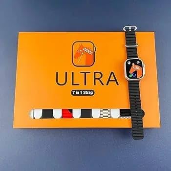 Ultra Smart Watch With 7 Straps