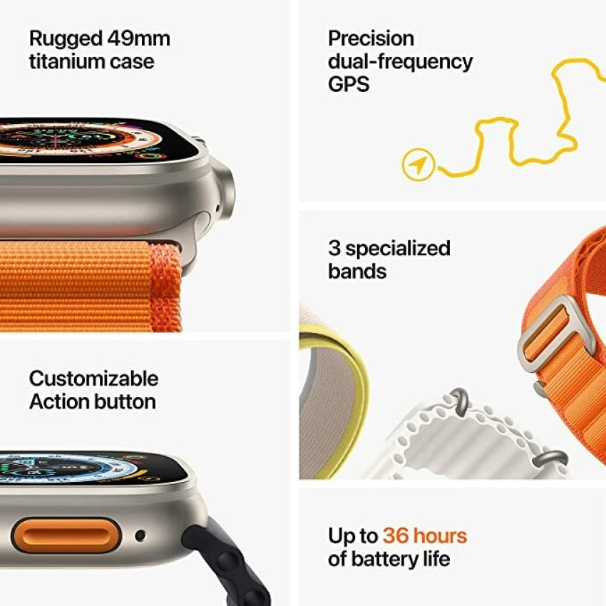 Ultra Smart Watch With 10 Straps